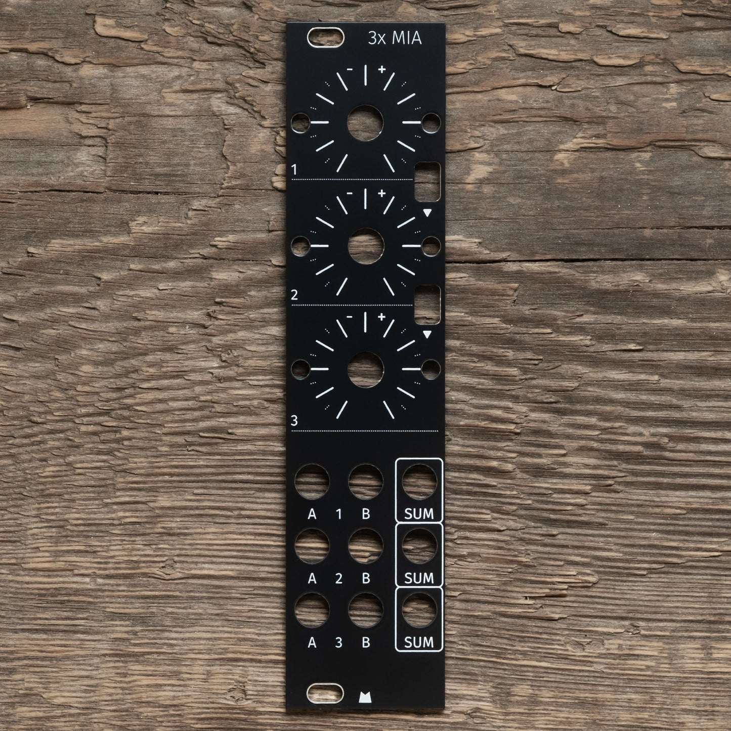 3x MIA (mk2) black panel