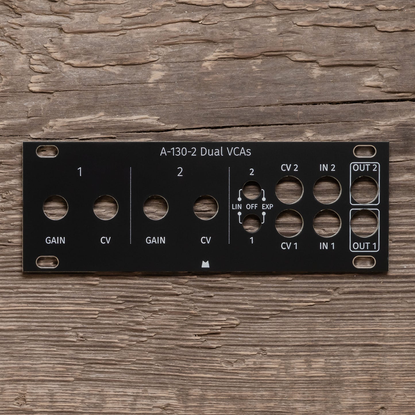 A-130-2 Dual VCAs - 1U - black panel