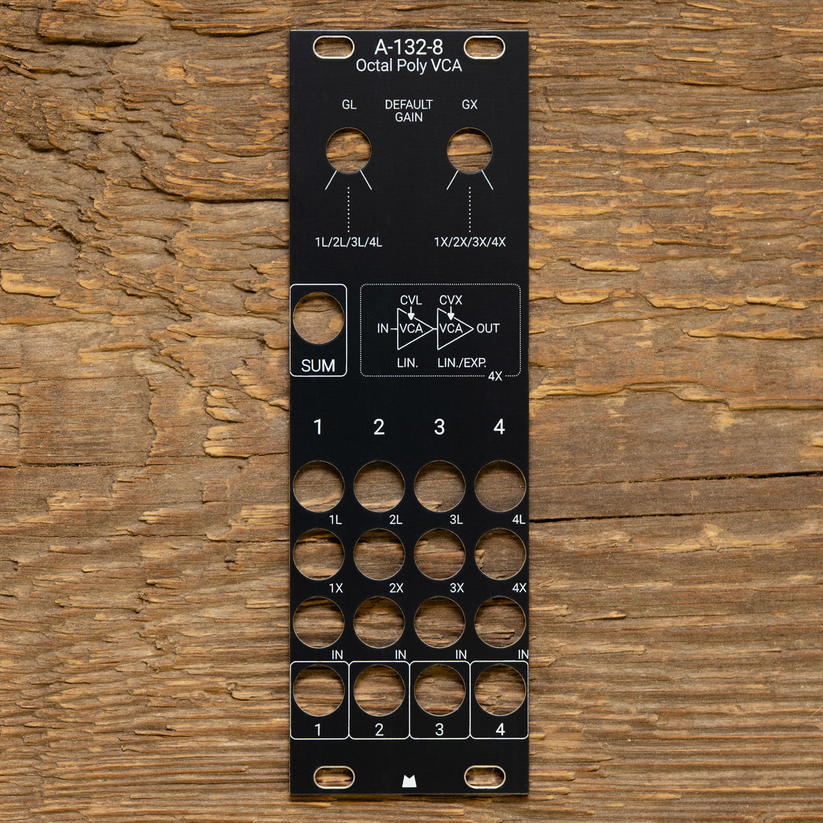 A-132-8 Octal Poly VCA black panel