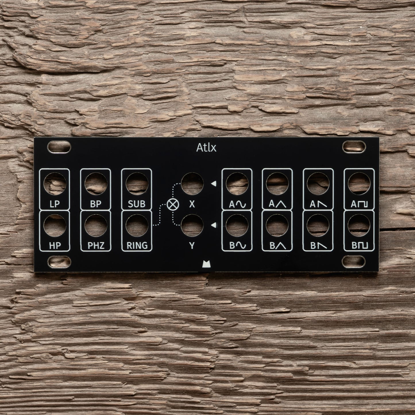 Atlx 1U black panel