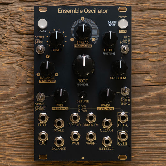 Ensemble Oscillator black & gold panel