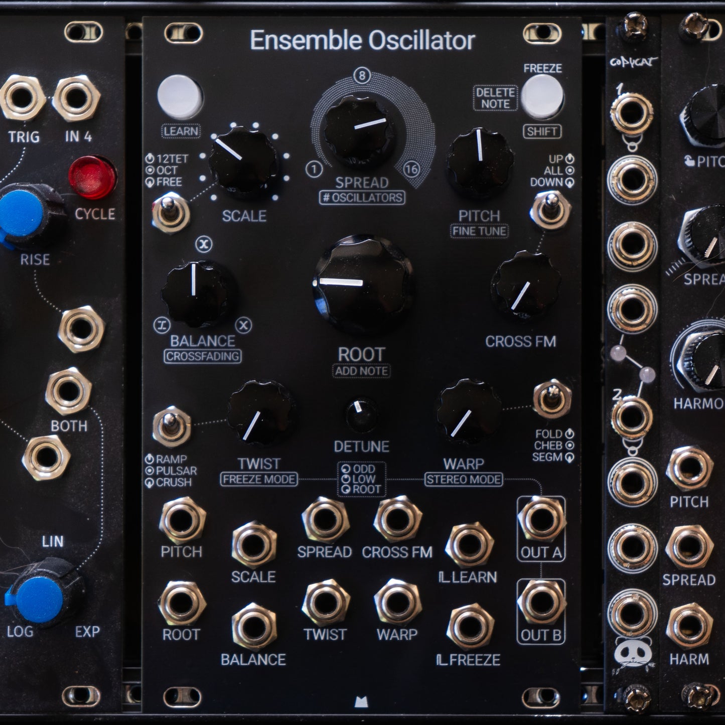 Ensemble Oscillator black panel
