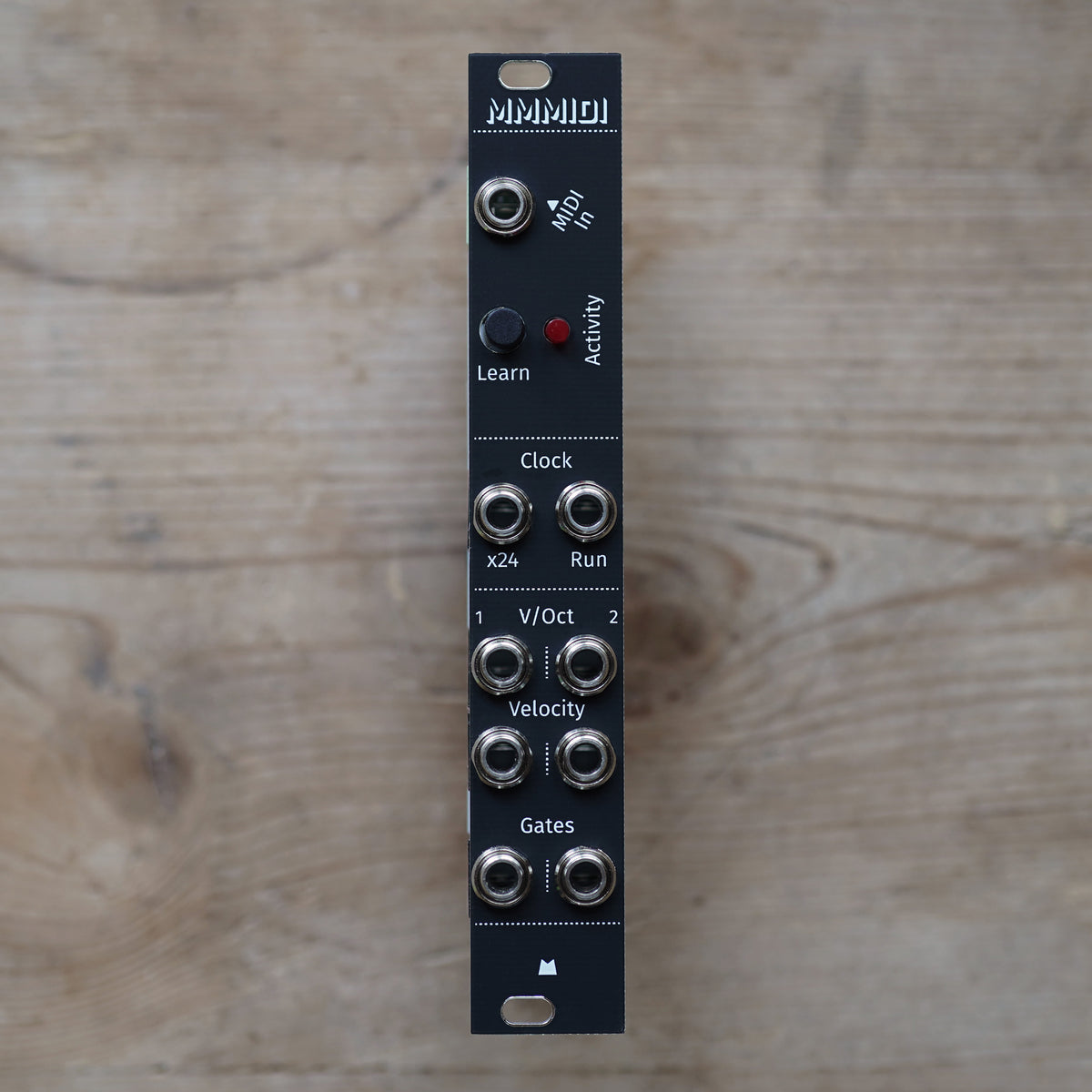 mmMIDI black panel – Mork Modules