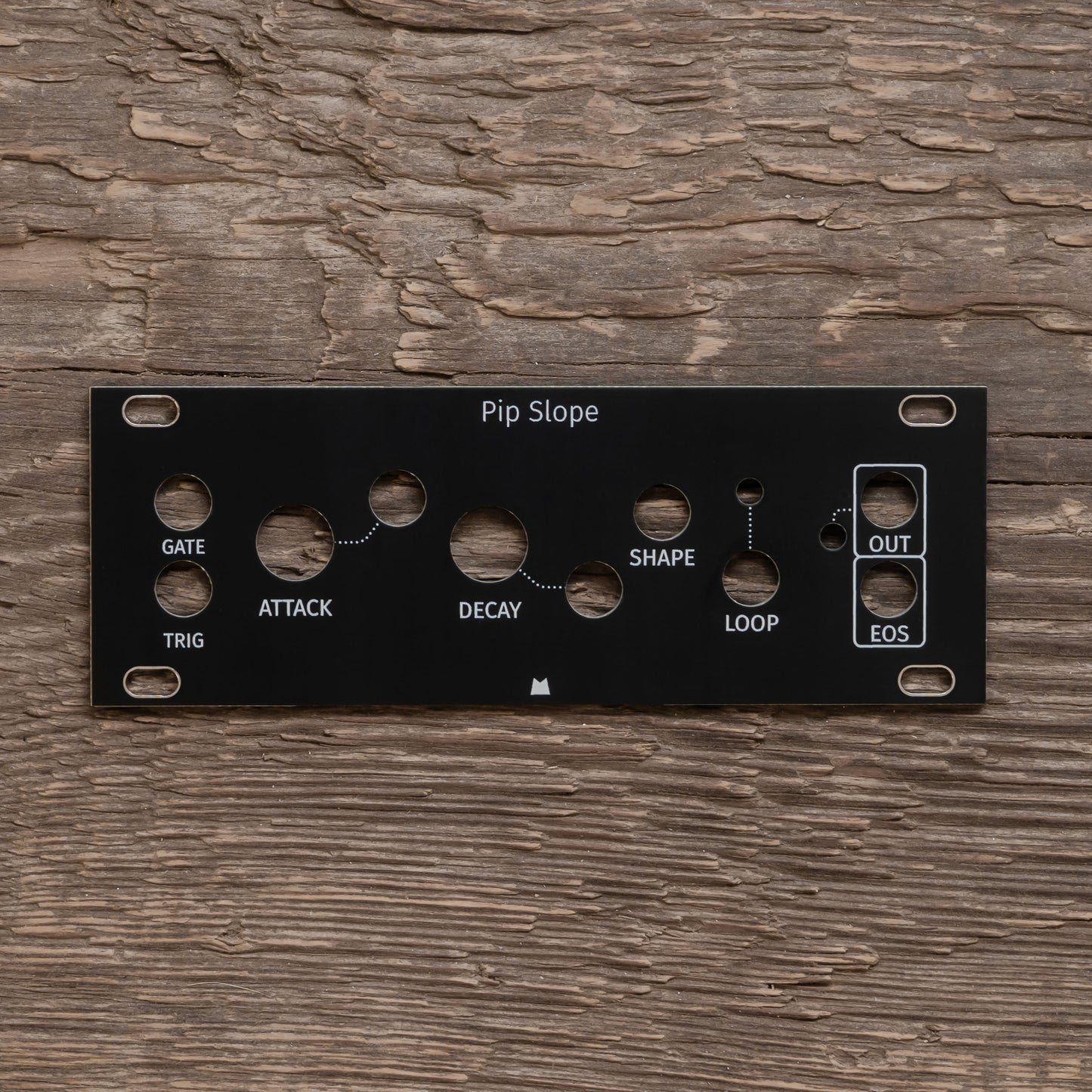 Pip Slope (mk2) - 1U - black panel