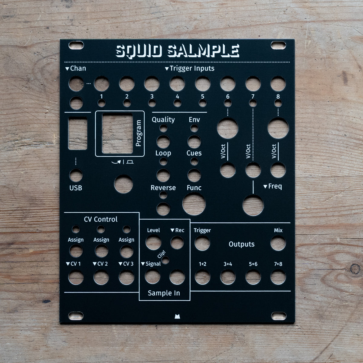 Squid Salmple black panel – Mork Modules