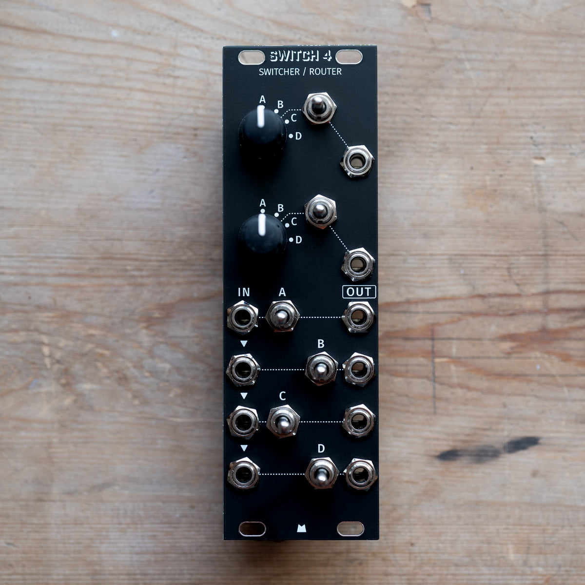 Switch 4 black panel – Mork Modules