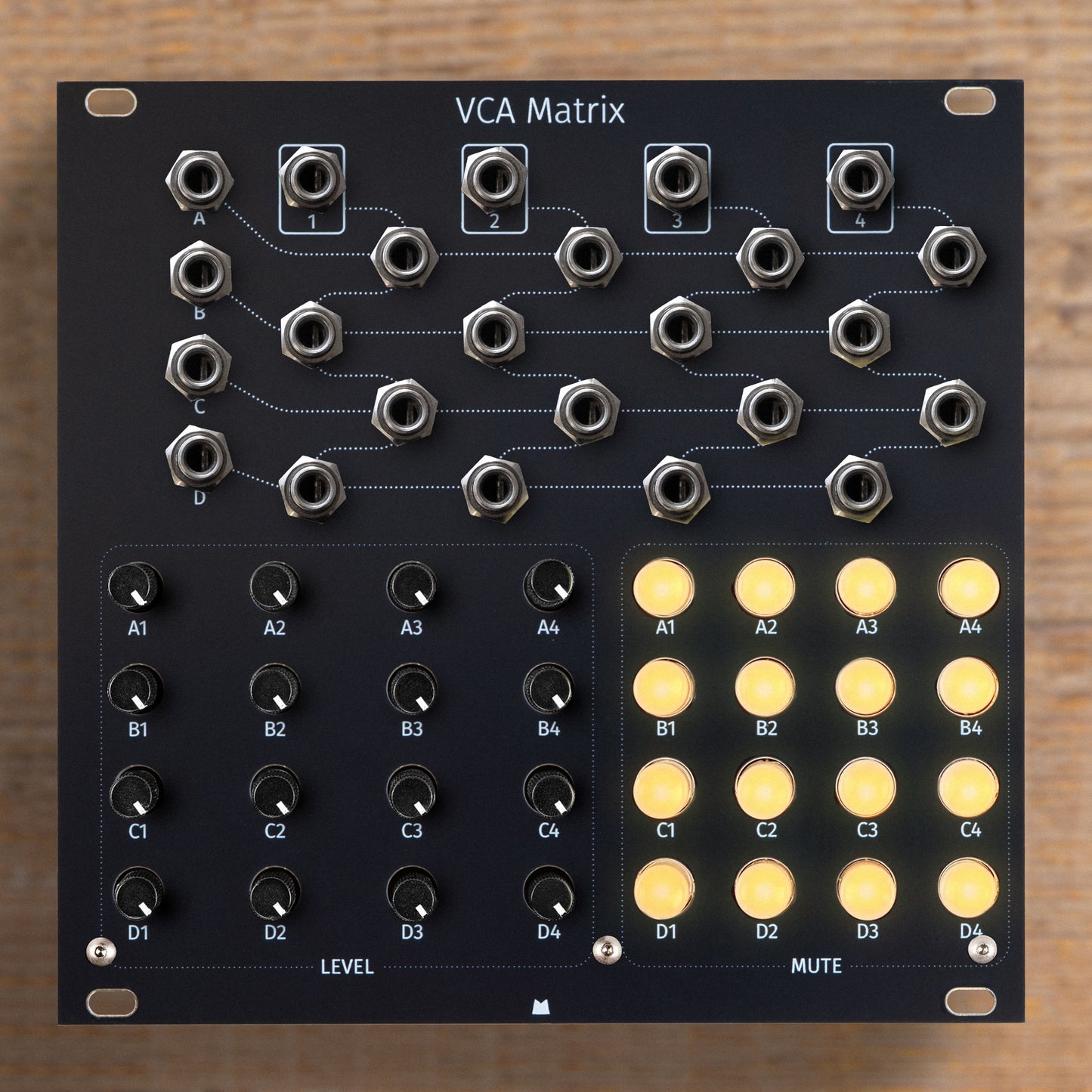 VCA Matrix black panel