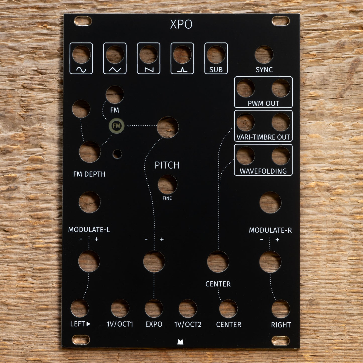 XPO black panel