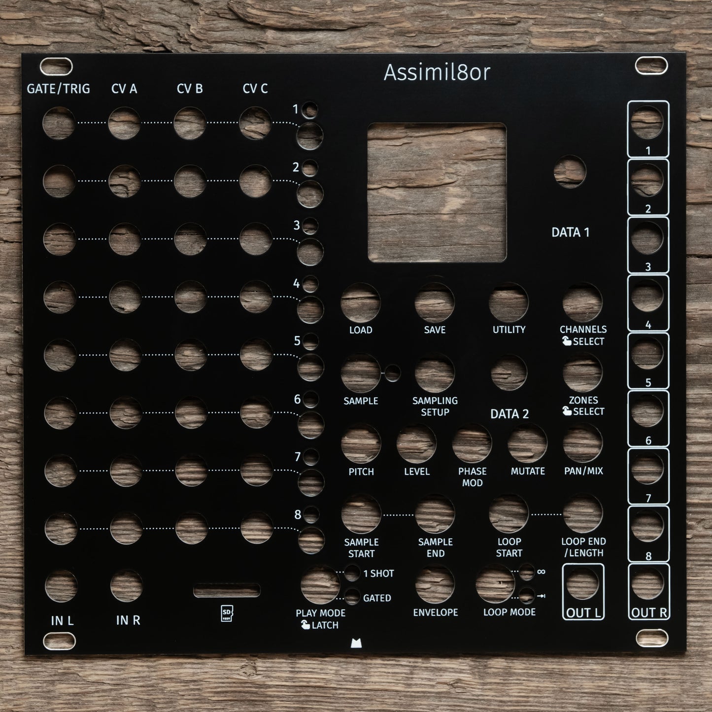 Assimil8or black panel