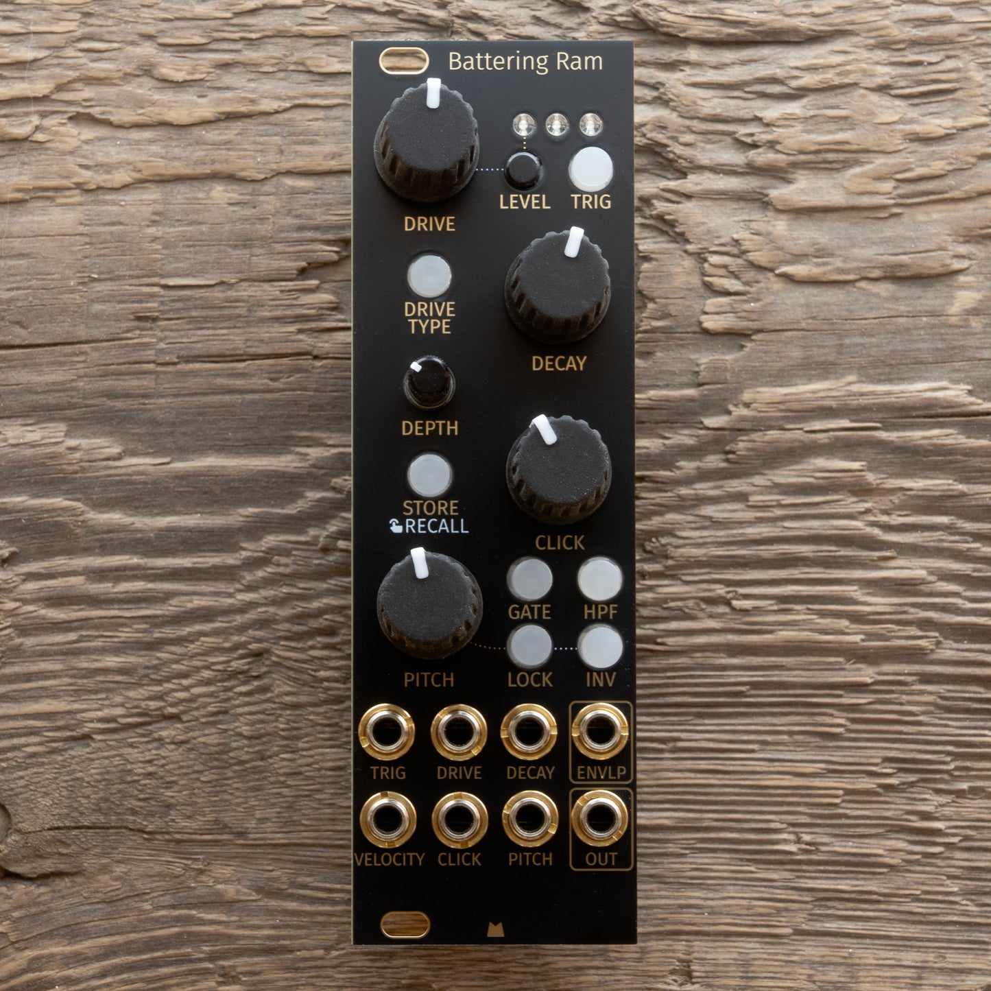 Battering Ram black & gold panel