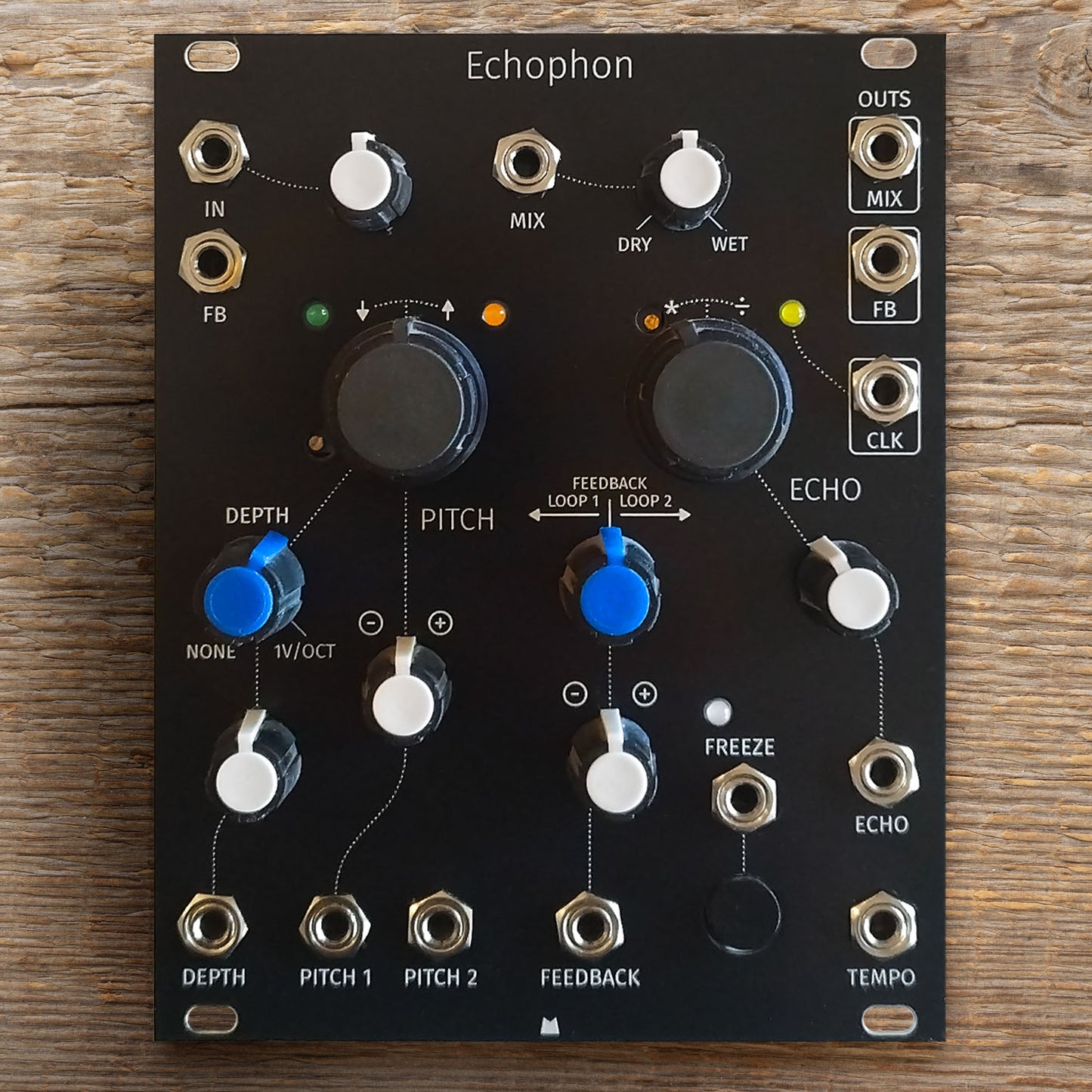Echophon black panel
