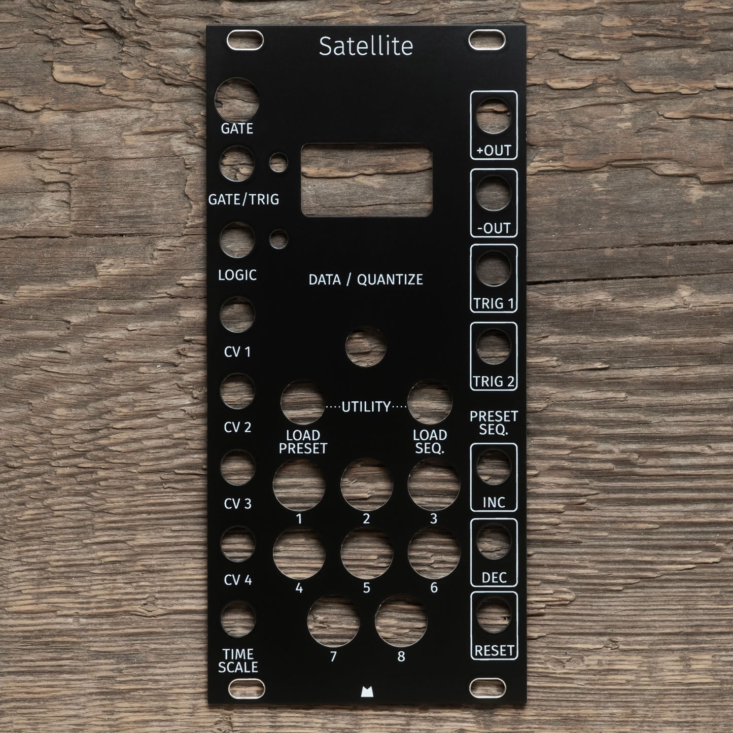 Satellite black panel