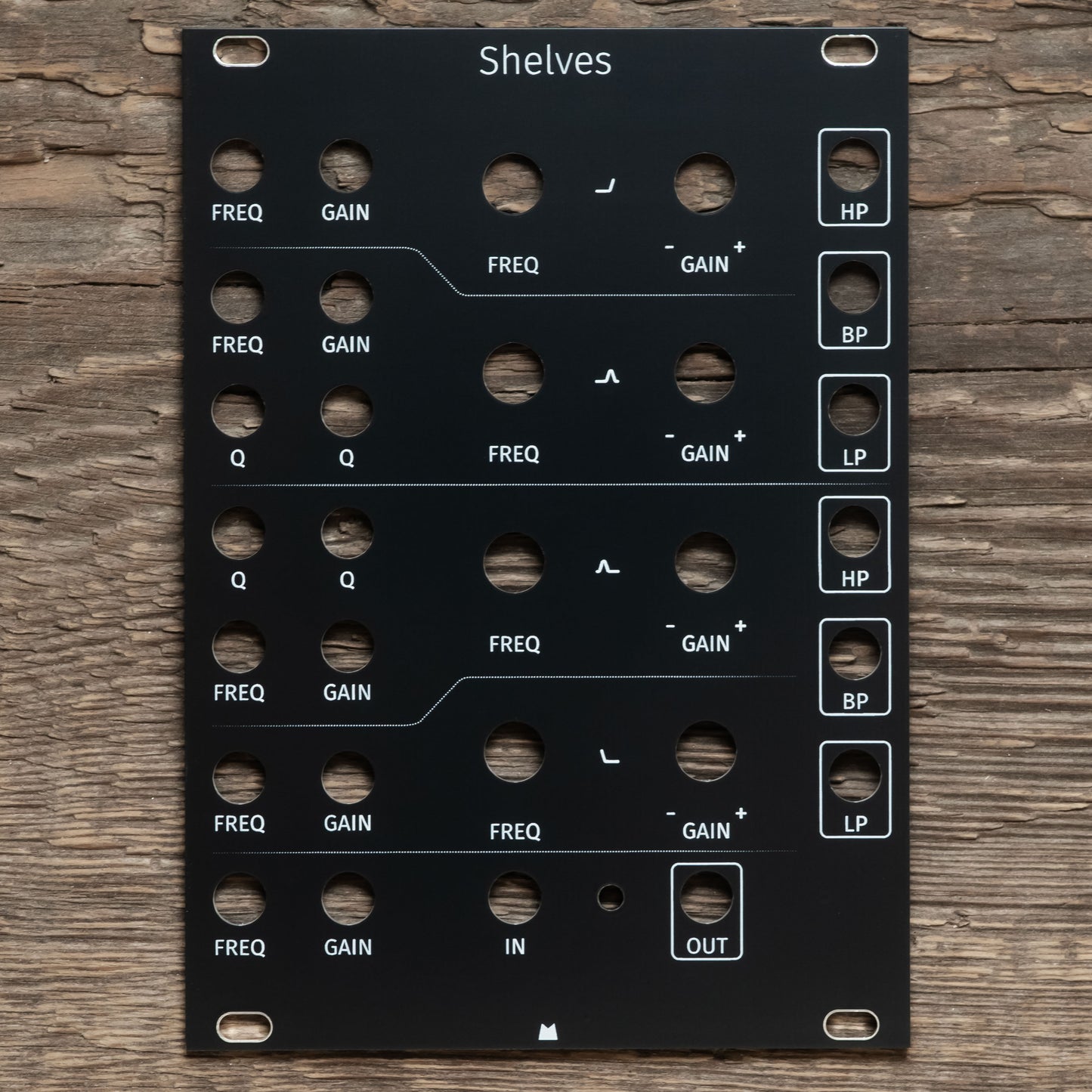 Shelves (mk2 - 2015) black panel