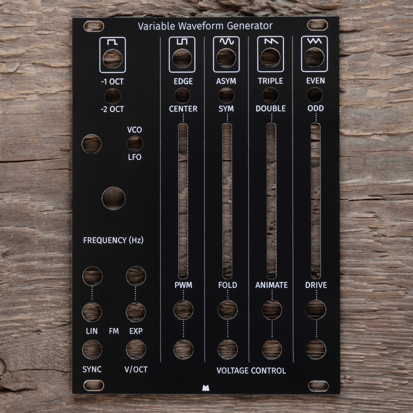 Variable Waveform Generator black panel