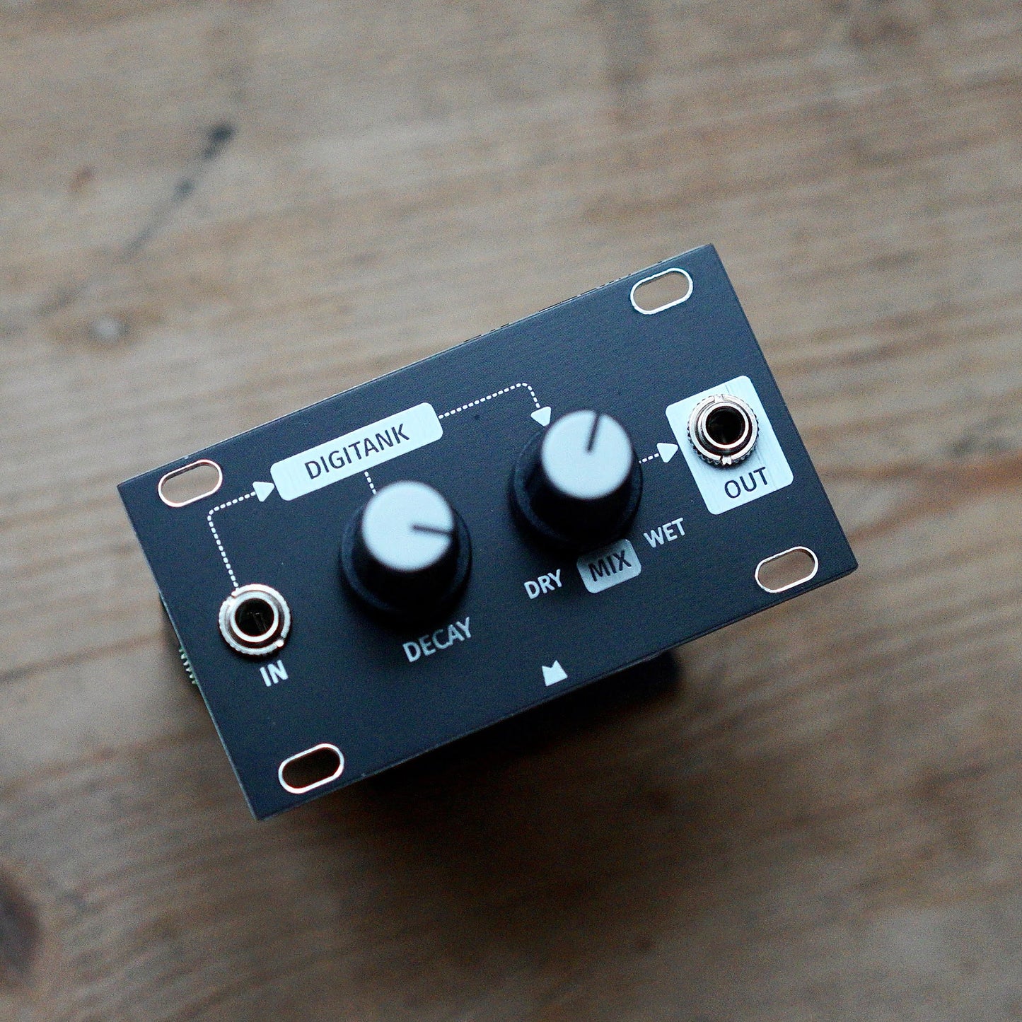 Digiverb 1U black panel