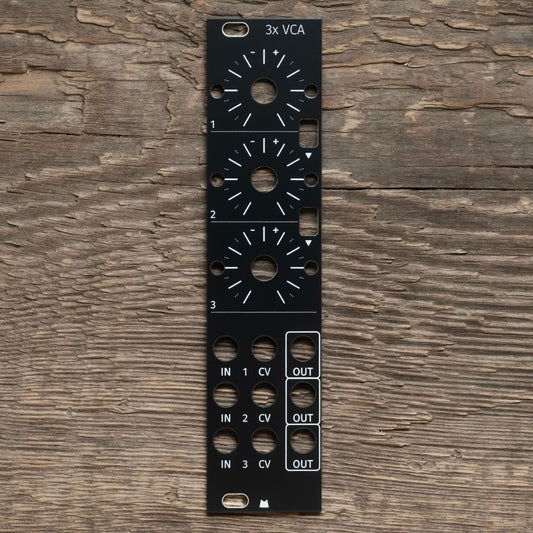 3x VCA black panel