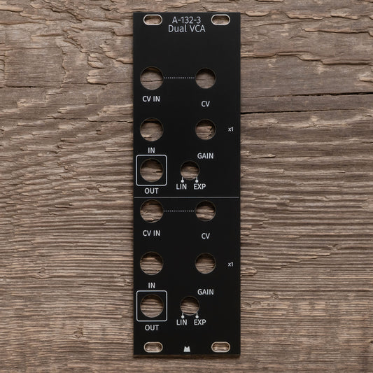A-132-3 Dual VCA black panel