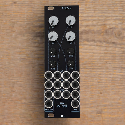 A-135-2 Quad VCA black panel