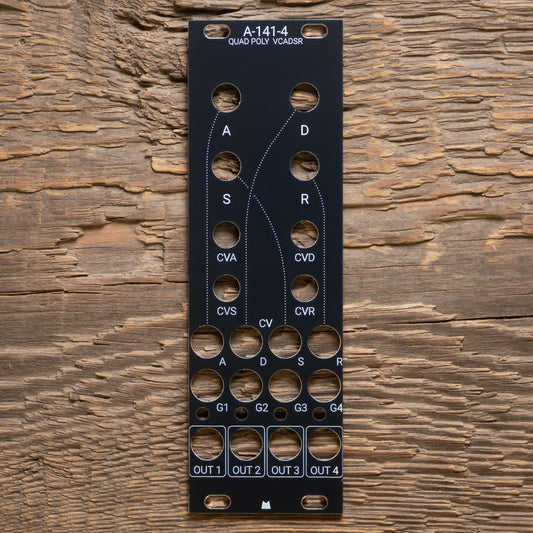 A-141-4 Quad Poly VCADSR black panel