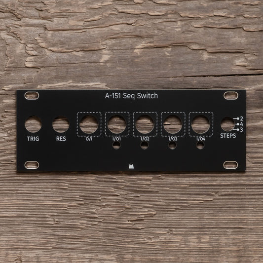 A-151 Seq Switch - 1U - black panel