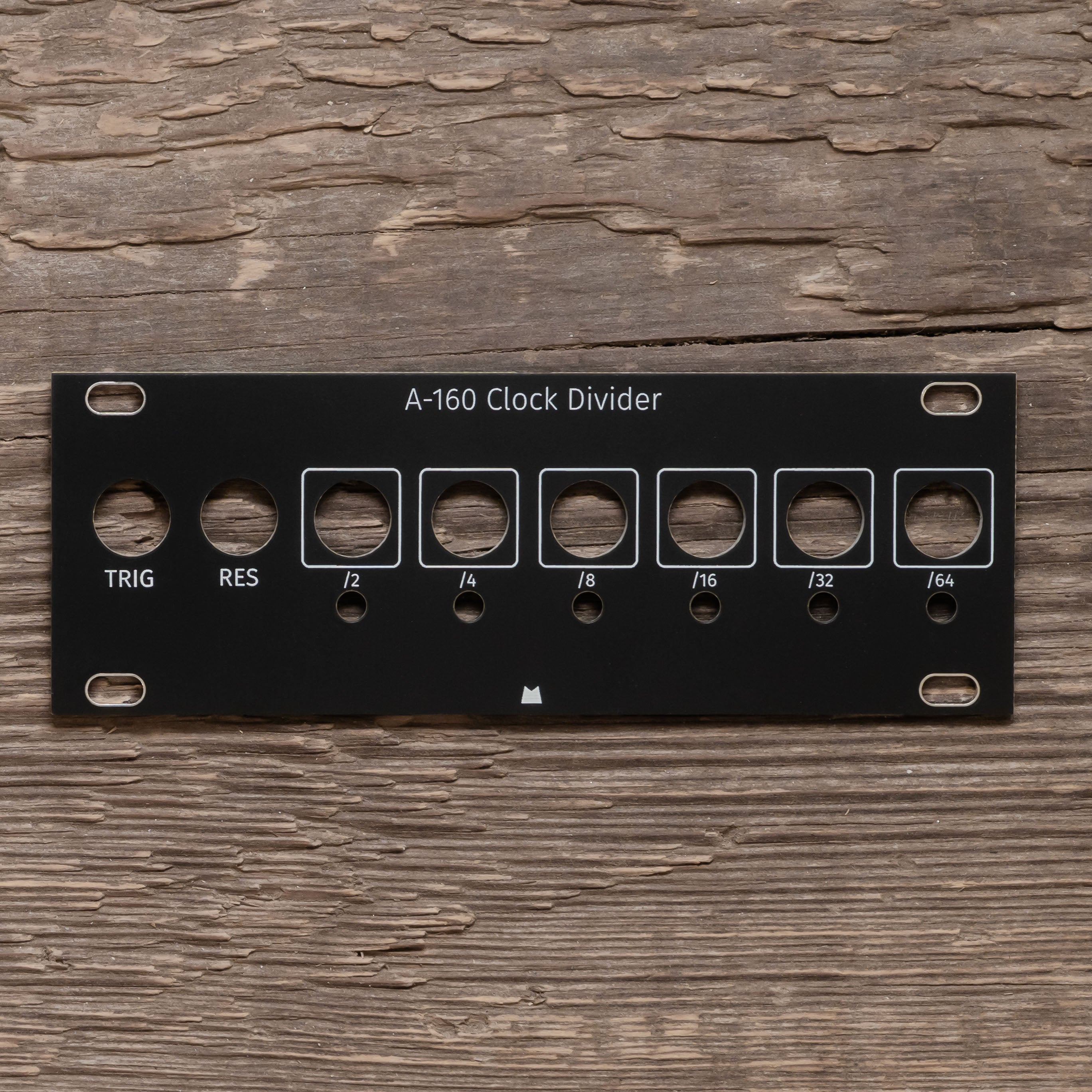A-160-1 Clock Divider - 1U - black panel – Mörk Modules
