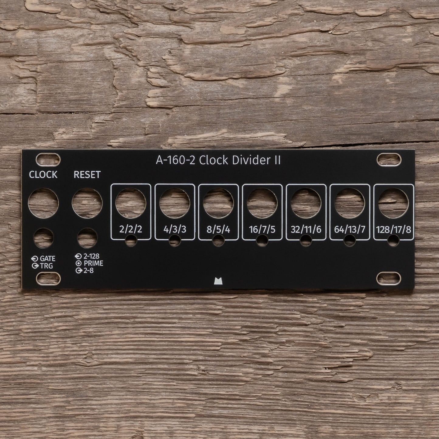 A-160-2 Clock Divider II - 1U - black panel