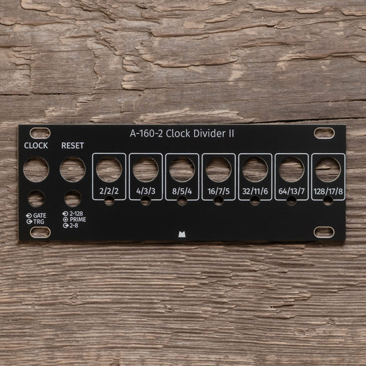 A-160-2 Clock Divider II - 1U - black panel