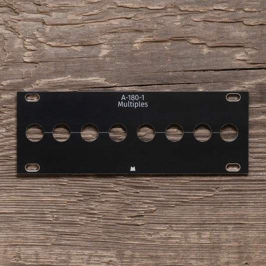 A-180-1 Multiples - 1U - black panel
