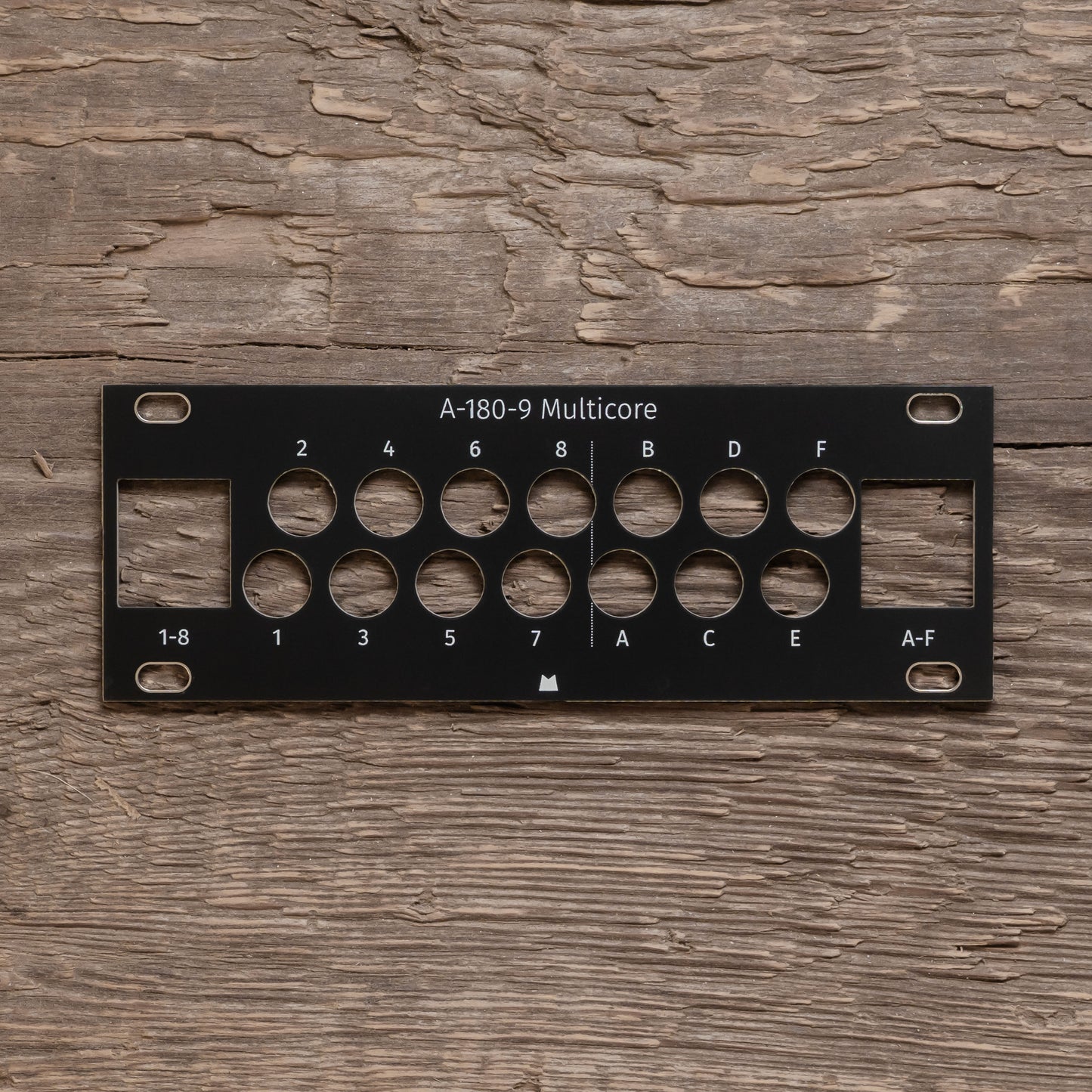 A-180-9 Multicore Signal Connector - 1U - black panel