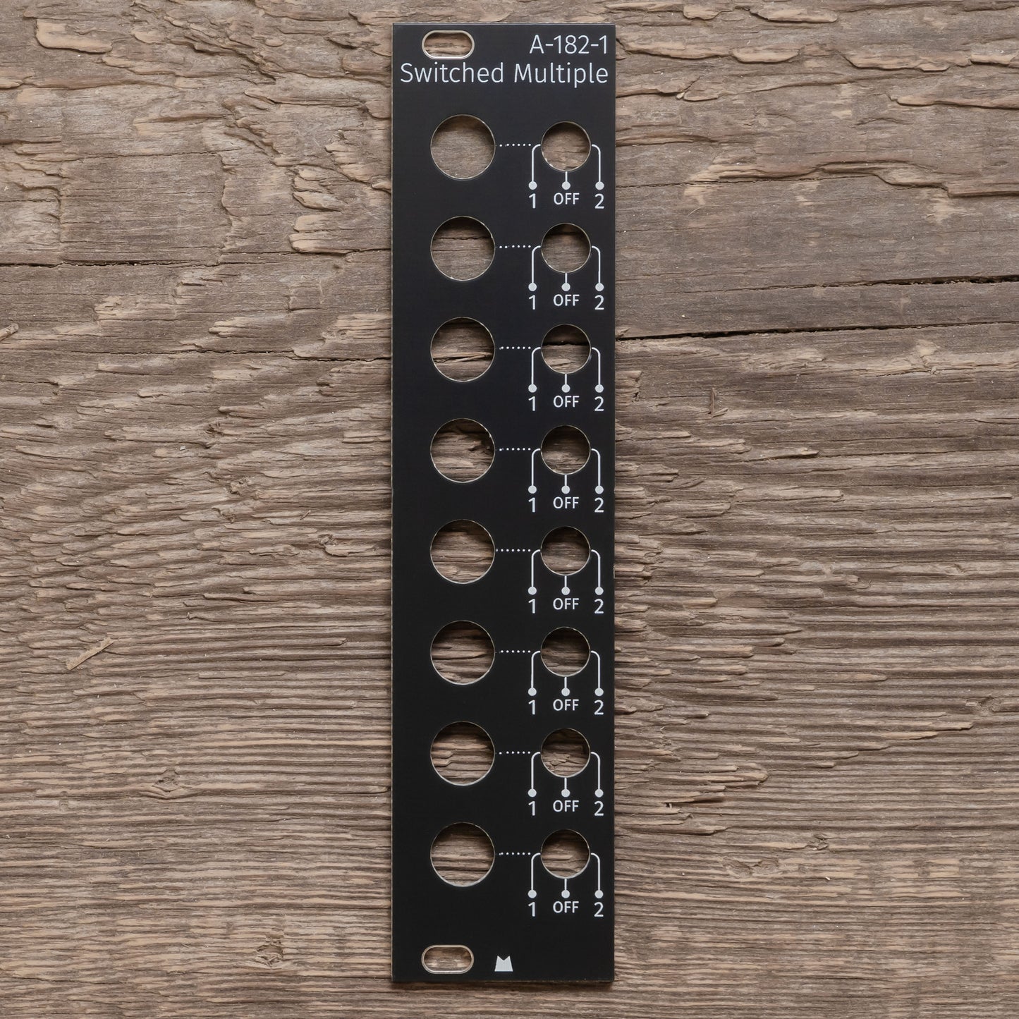 A-182-1 Switched Multiple black panel