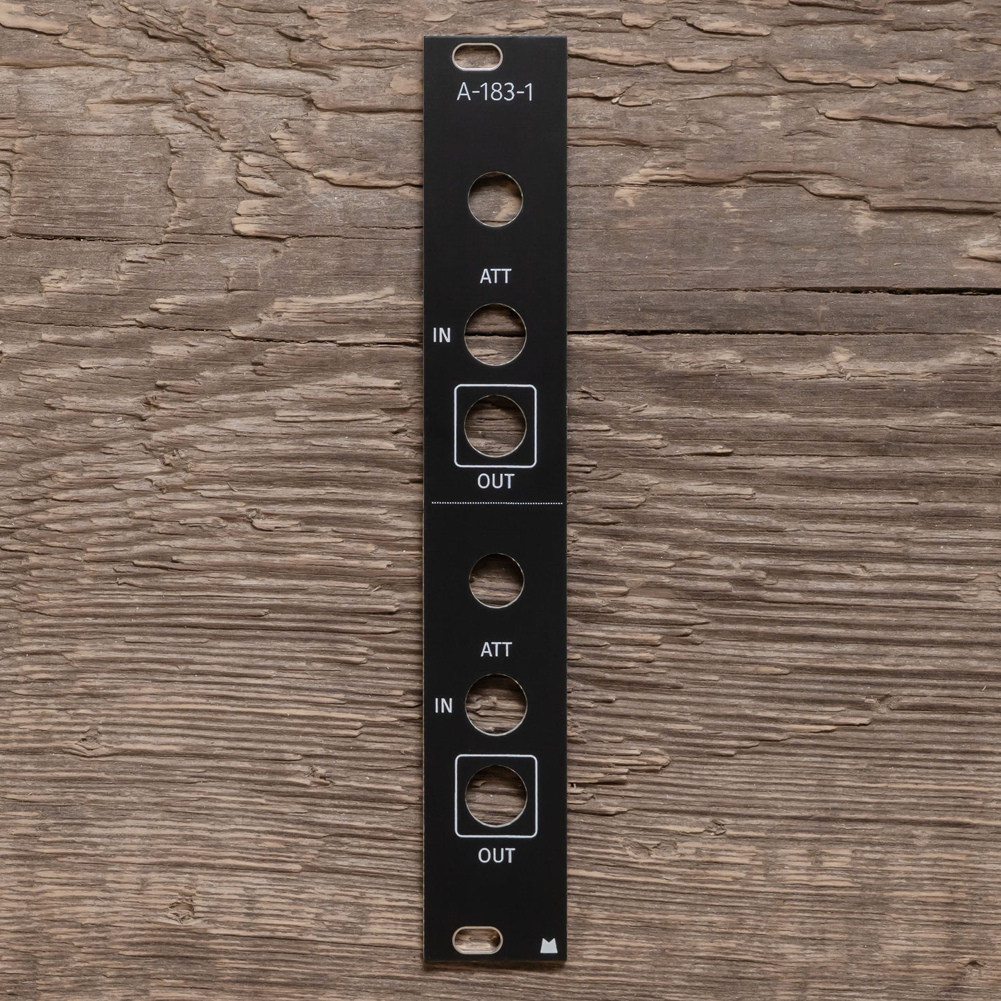 A-183-1 Dual Atten black panel