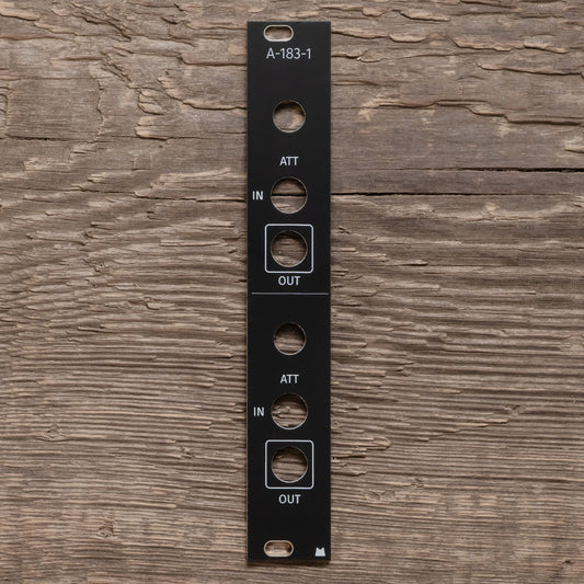 A-183-1 Dual Atten black panel