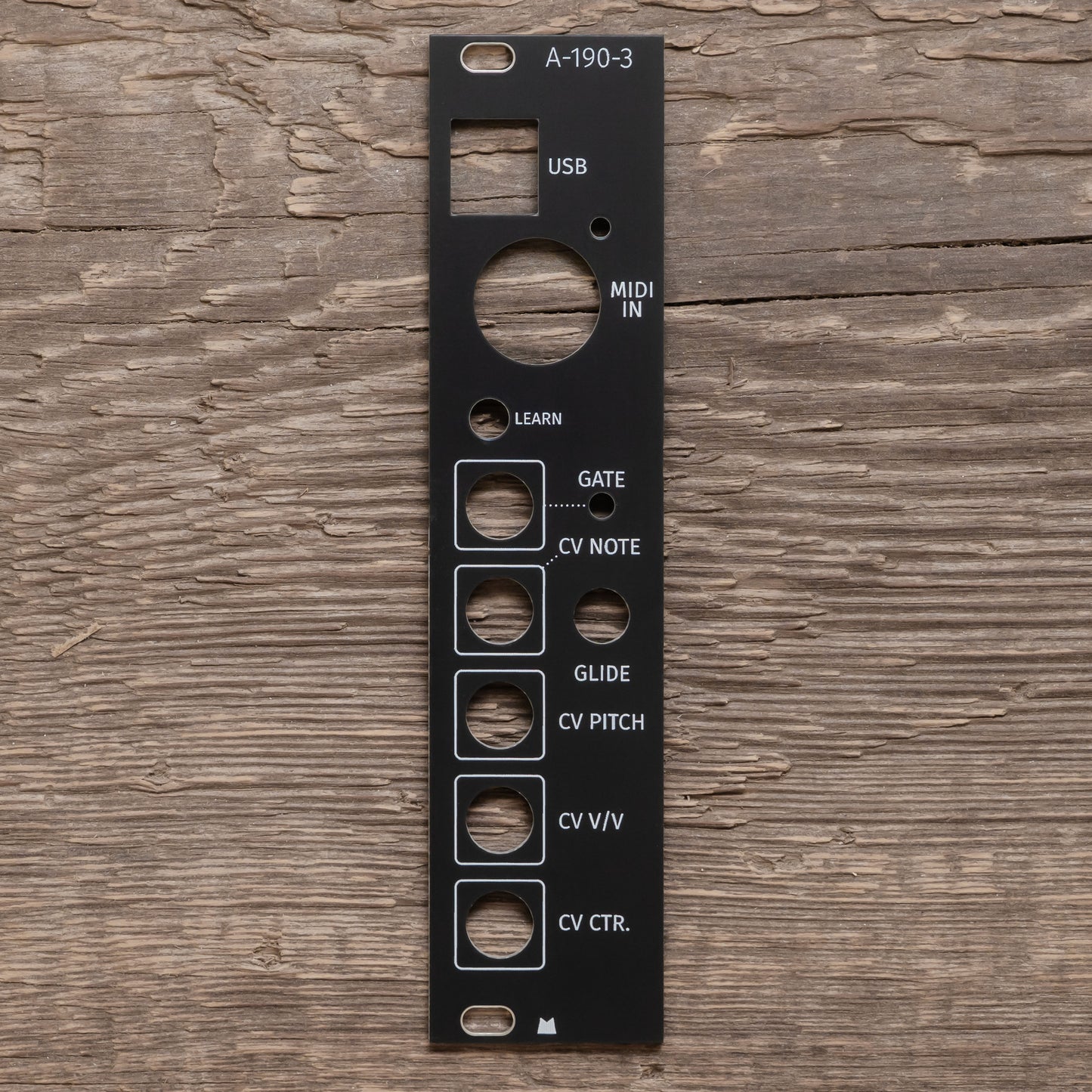 A-190-3 USB/MIDI CV/GATE black panel