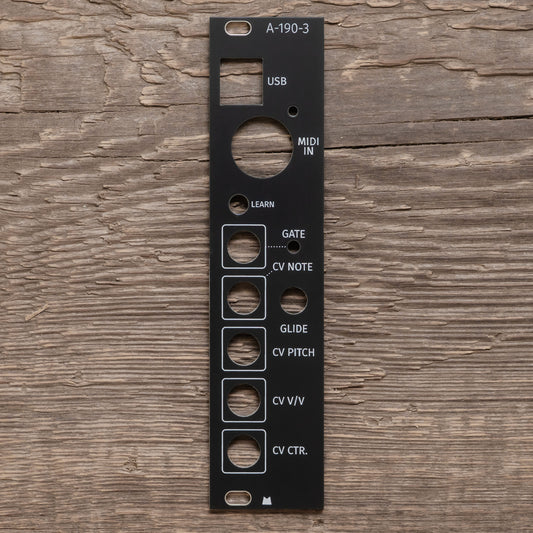 A-190-3 USB/MIDI CV/GATE black panel