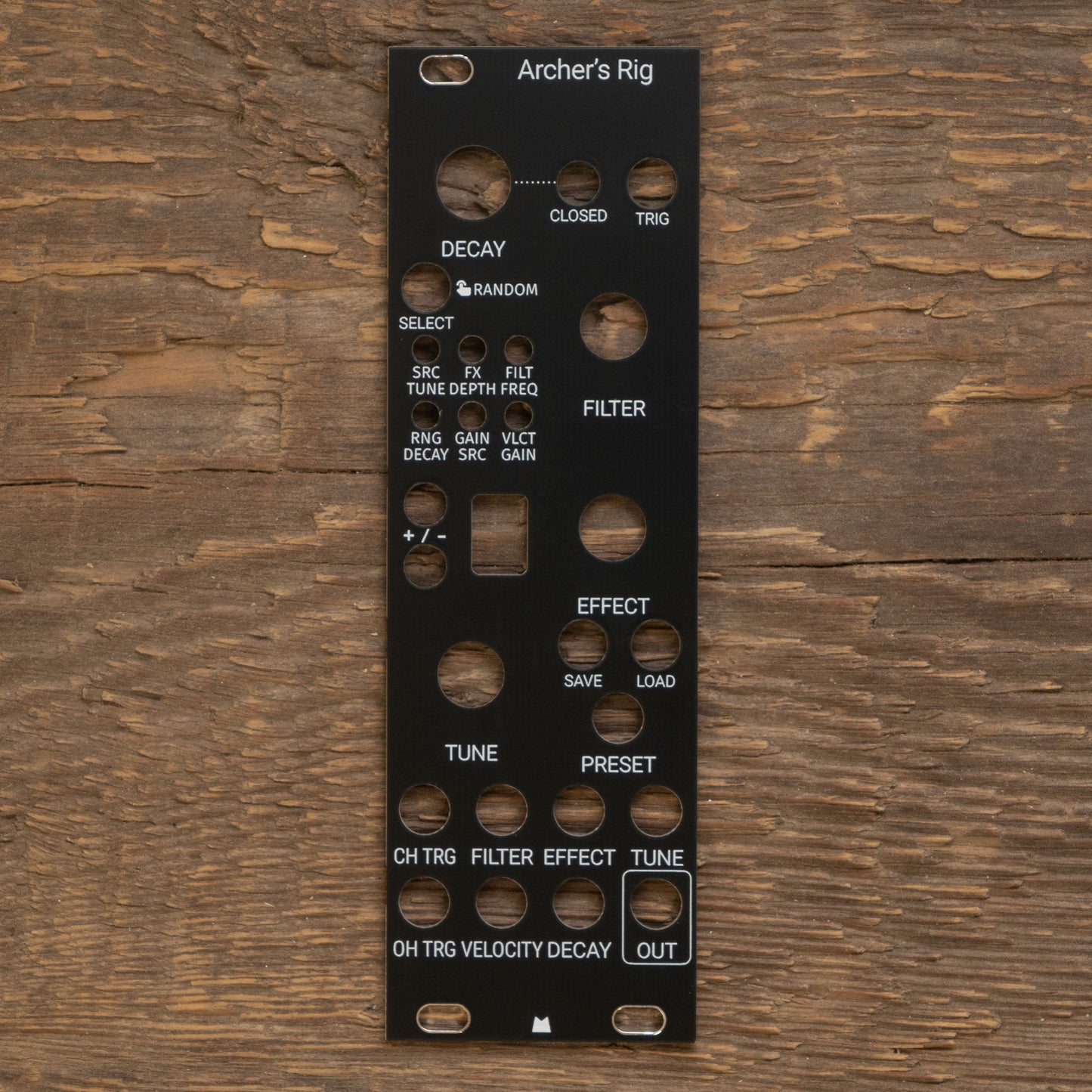 Archer's Rig black panel