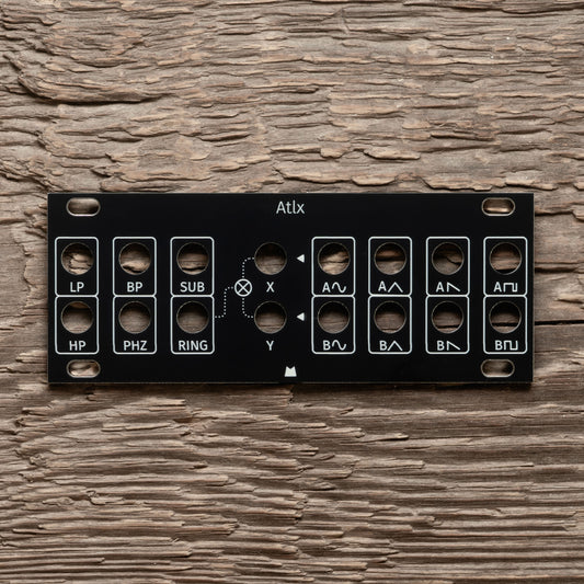 Atlx 1U black panel