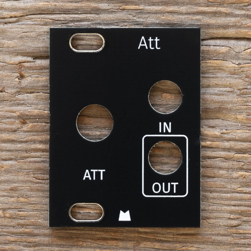 Att 1U black panel – Mörk Modules