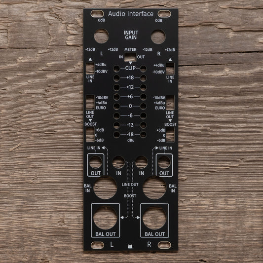 Audio Interface black panel