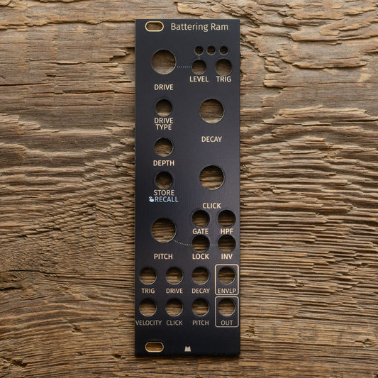 Battering Ram black & gold panel