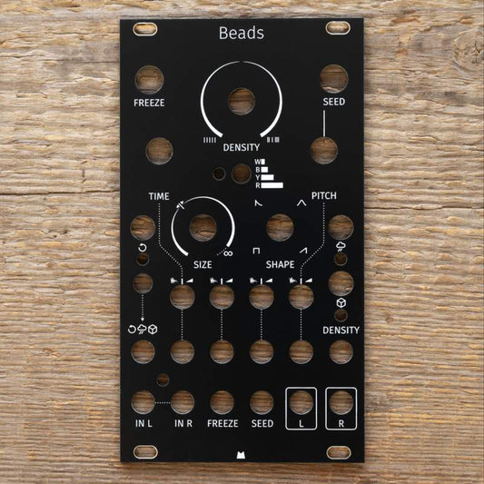 Beads black panel