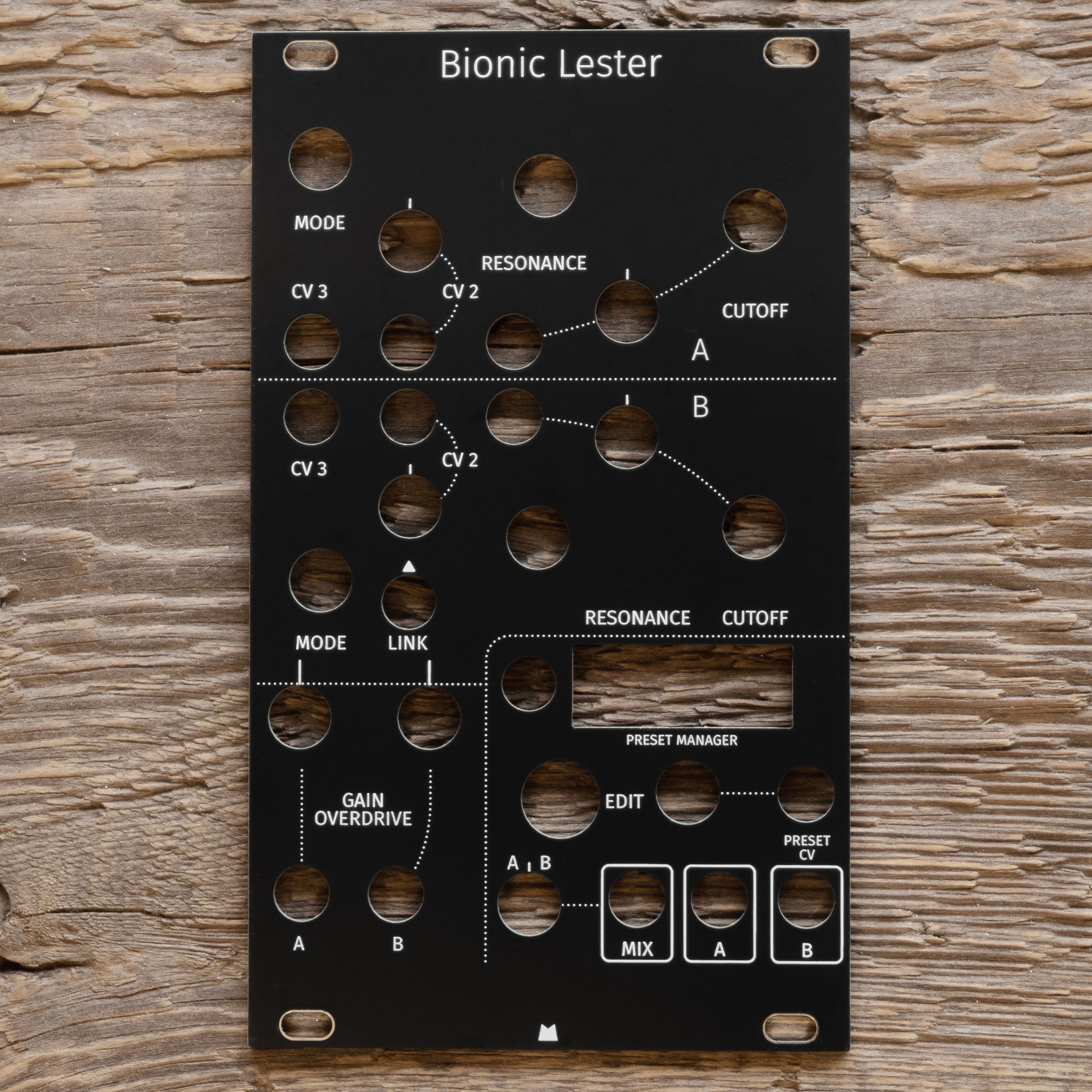 Bionic Lester (mk3) black panel – Mörk Modules