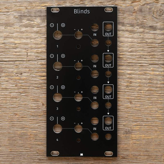 Blinds black panel