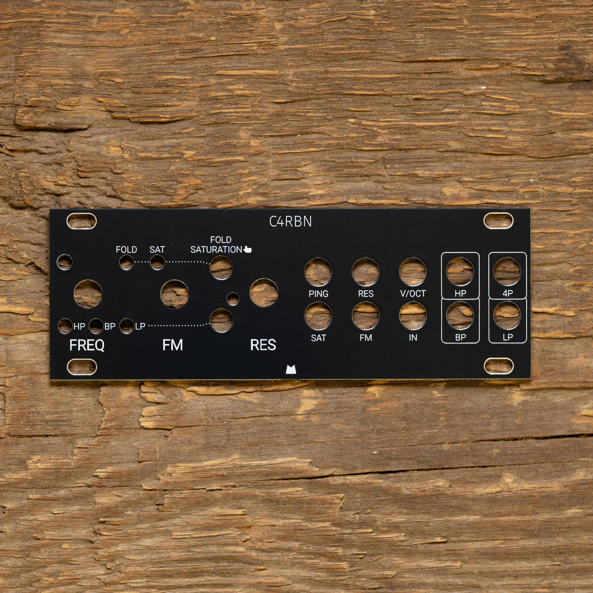 C4RBN - 1U - black panel