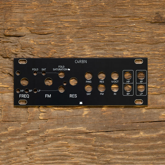 C4RBN - 1U - black panel
