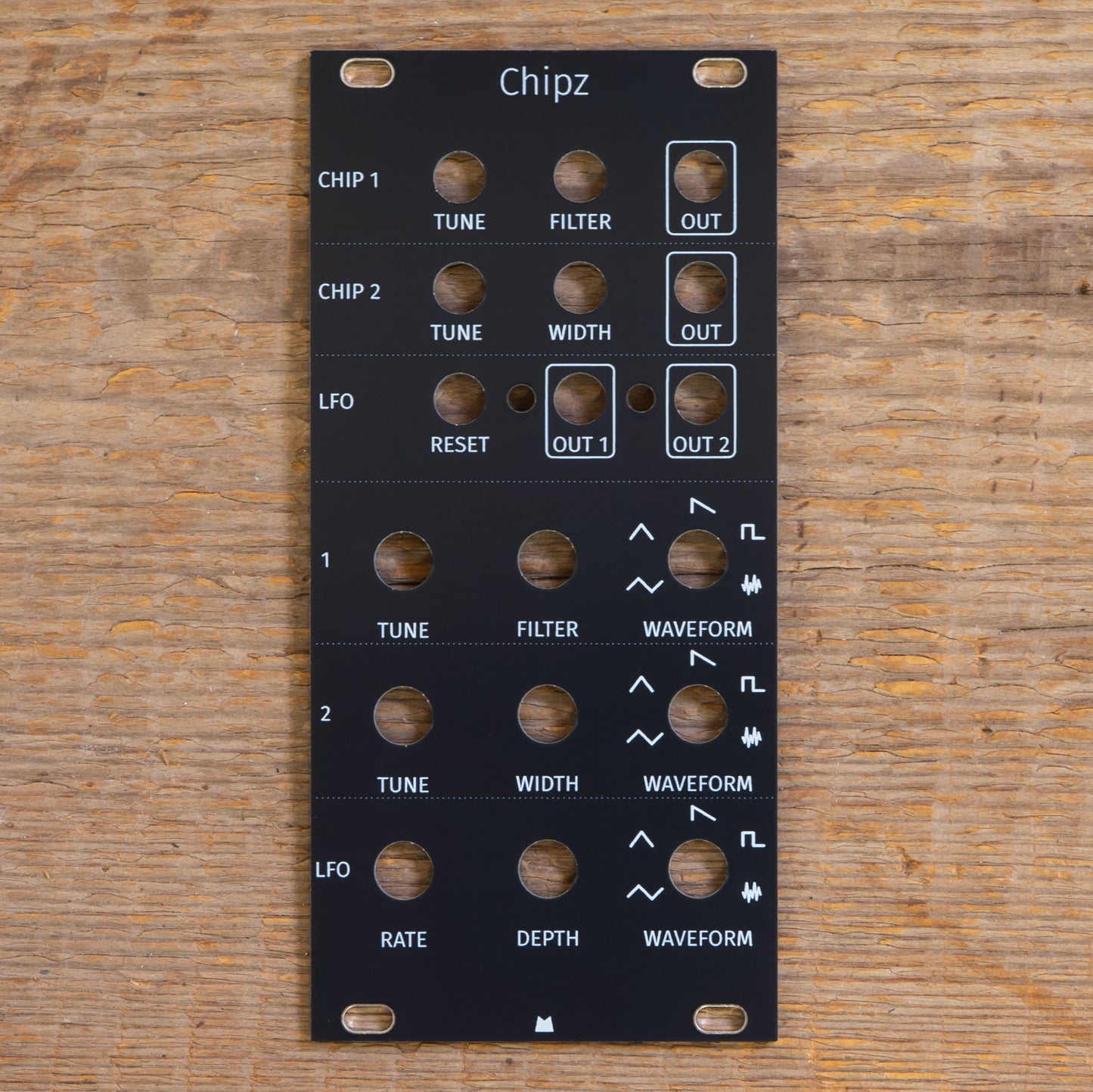 Chipz black panel