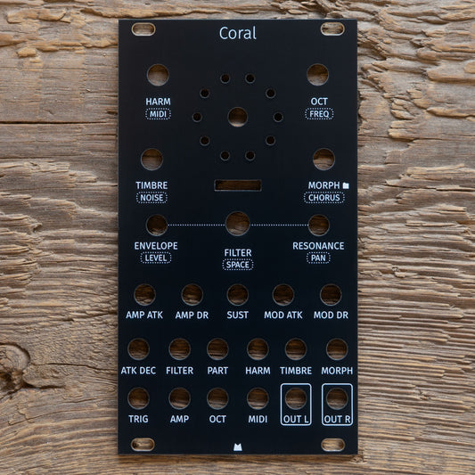 Coral black panel