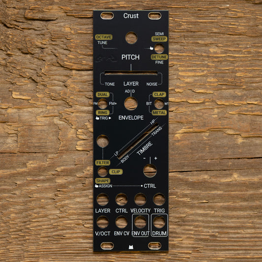 Crust black panel