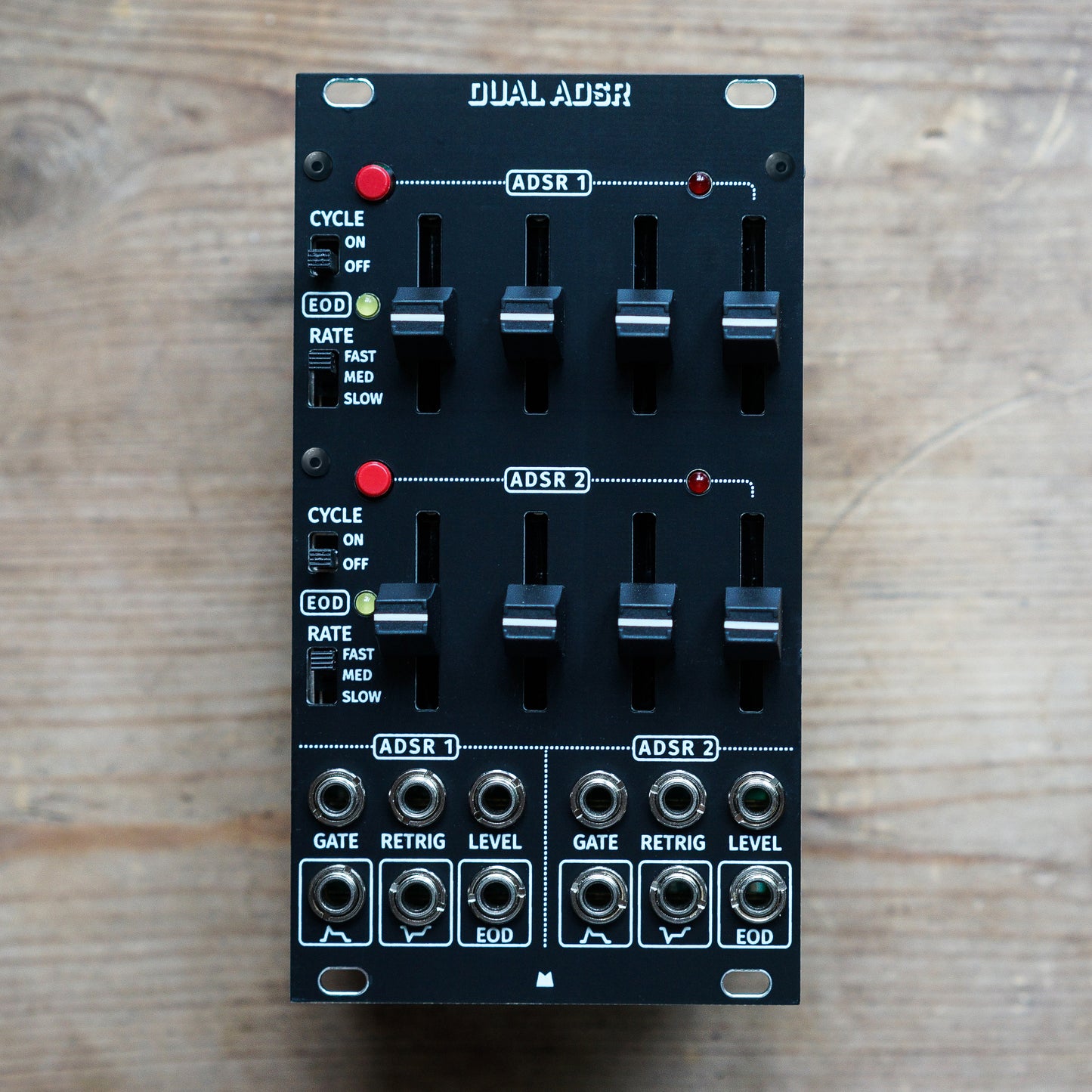 Dual ADSR black panel