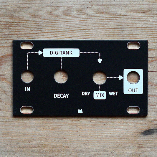 Digiverb 1U black panel