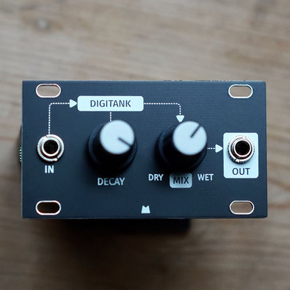 Digiverb 1U black panel